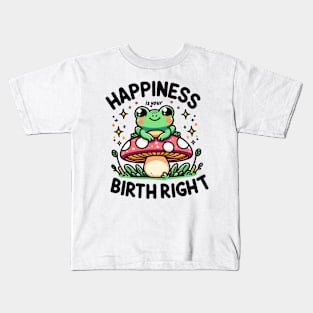 Froggy Delight: Birthright of Joy Kids T-Shirt